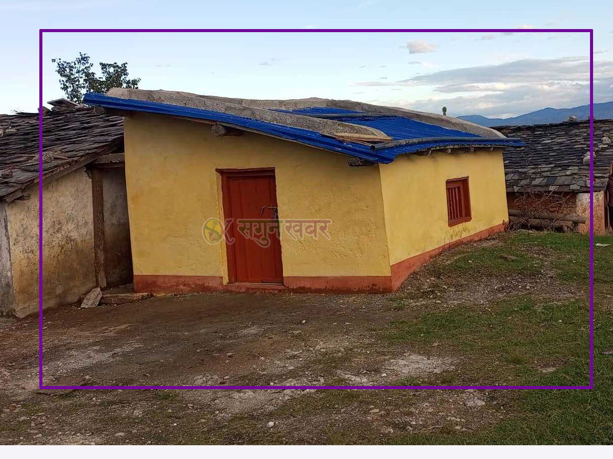 बैतडीको सिगासमा गौरा घर मर्मत गरियो 